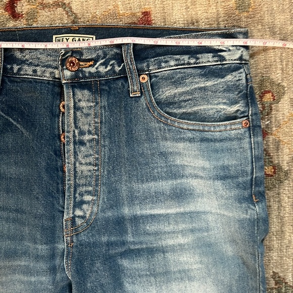 SOLD 💙Hey Gang washed flare jean - Picture 3 of 10